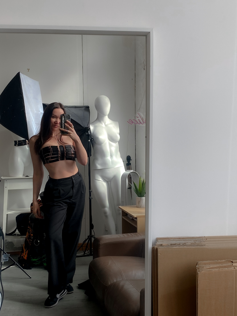 Censored Crop Top