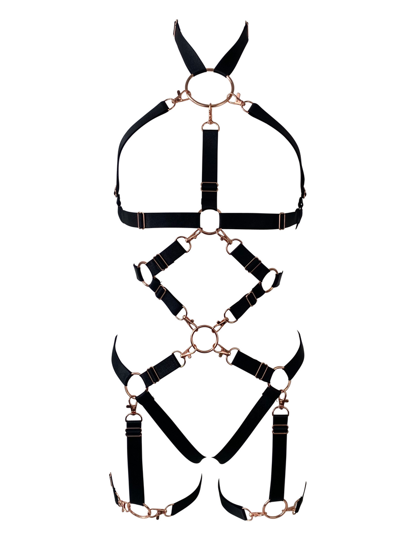 Devoted Tri Playsuit and Harness