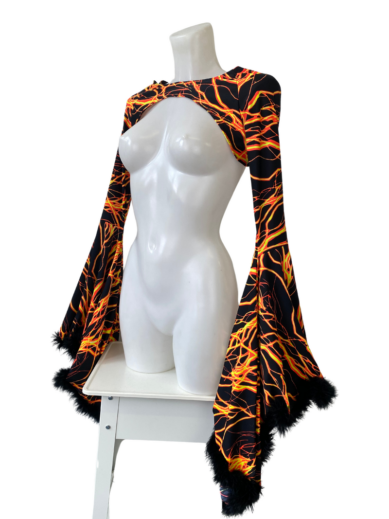 PRE ORDER Spark Waterfall Sleeve Shrug