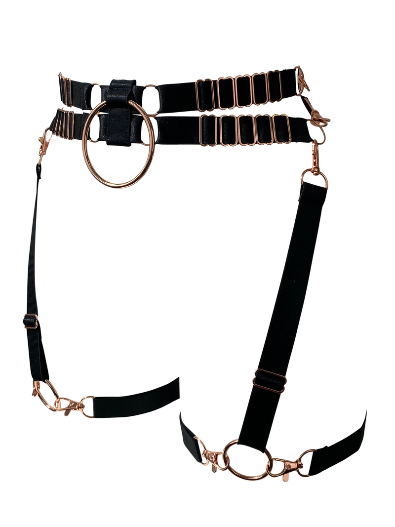 Devoted Embellished Garter Belt