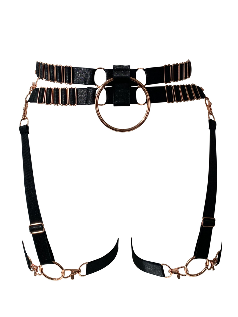 Devoted Embellished Garter Belt