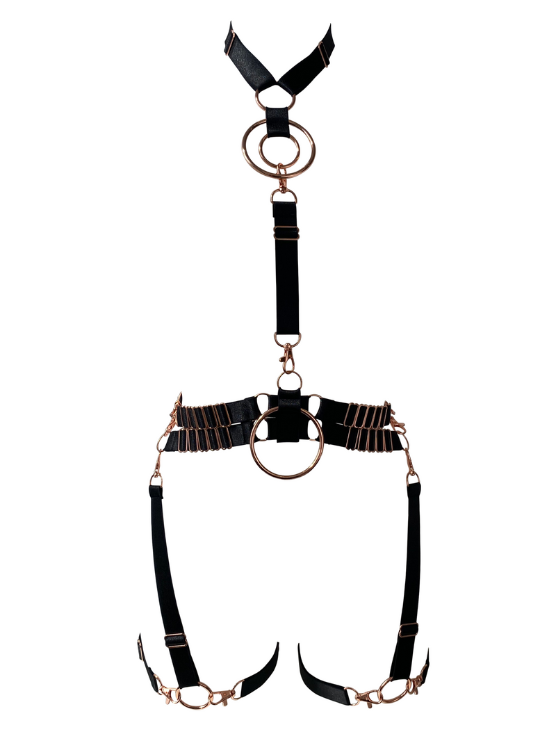 Devoted Embellished Garter Belt