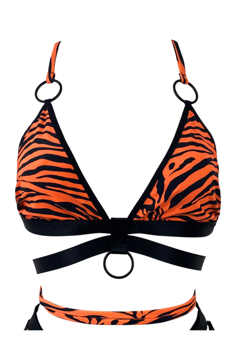 Venom Tiger Bikini Halter Top