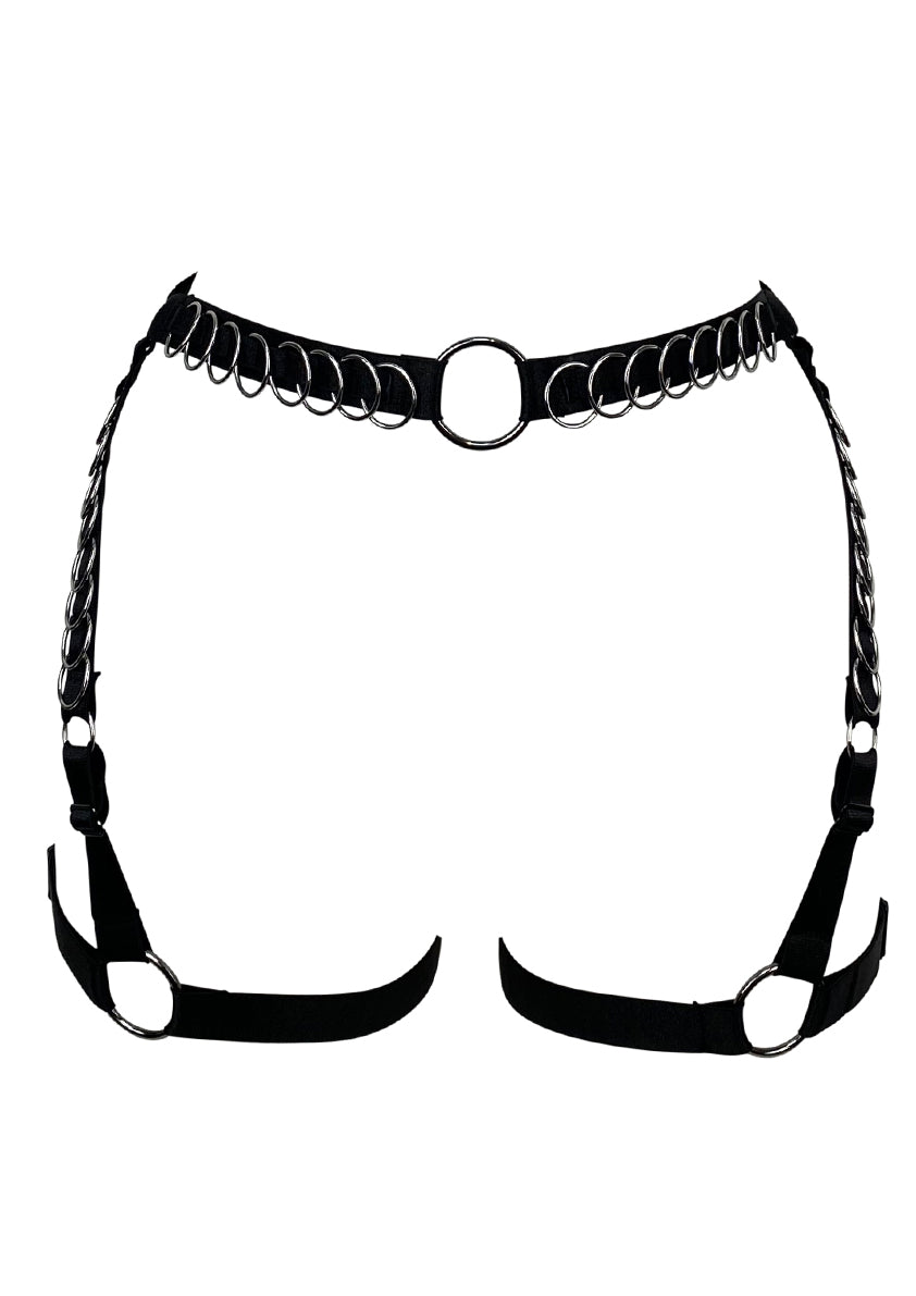 Comply Garter Belt Silver Malice Lingerie Comply Garter Belt Silver Malice Lingerie